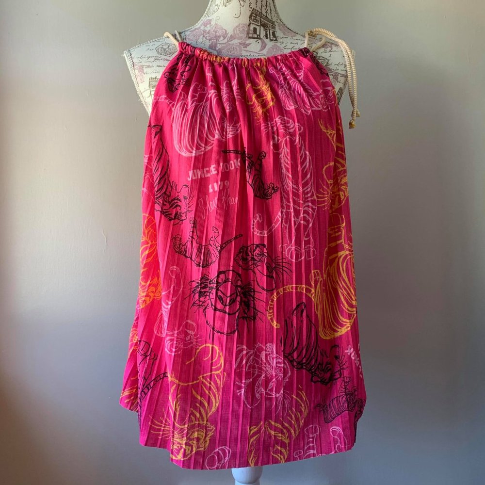 Zara Disney Jungle Book tiger pink tank  blouse